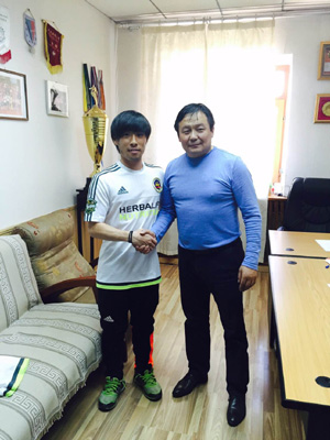 丸夏生 モンゴル1部リーグ Erthim FC契約