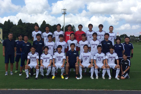 垣見修平 東京都国体選抜チーム帯同