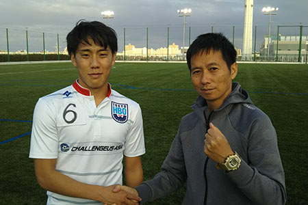 平山創士選手 豪州4部 契約